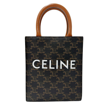 Celine Women'S Triomphe Canvas Mini Vertical Handbag/Shoulder Bag