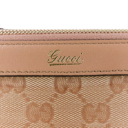 Gucci Abbey Line Gg Pattern Tote Bag With Interlocking Charm