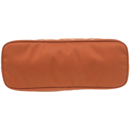 Unused Herms Bolide Pouch 31 Orange Cotton 0267 Hermes