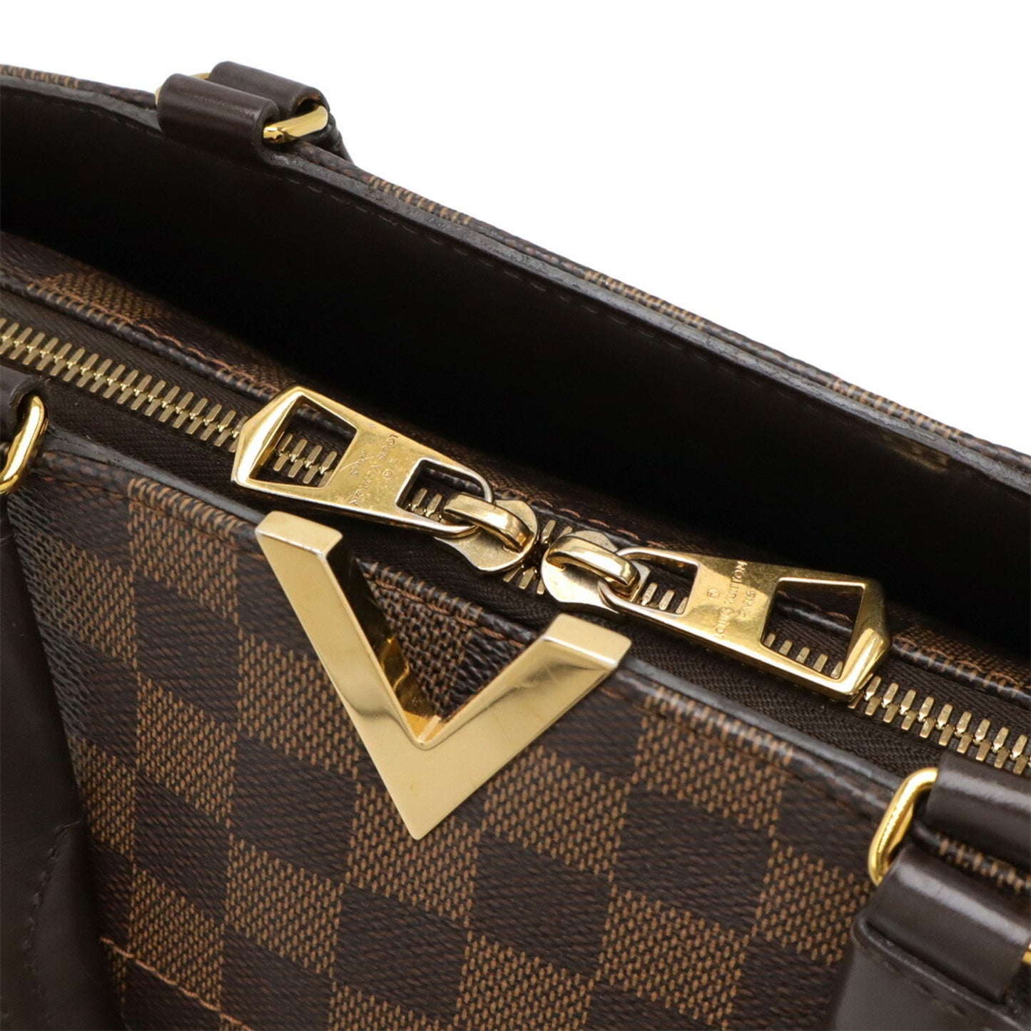 Louis Vuitton Damier Kensington Bowling Handbag/Shoulder Bag N41505
