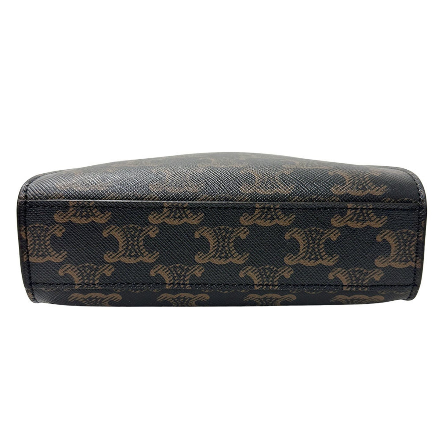 Celine Women'S Triomphe Canvas Mini Vertical Handbag/Shoulder Bag