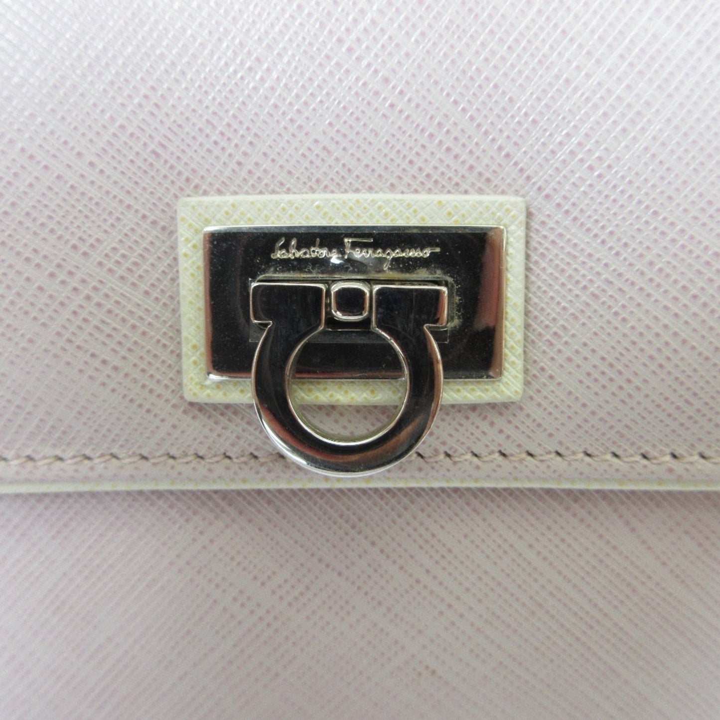 Salvatore Ferragamo Gancini Leather Handbag