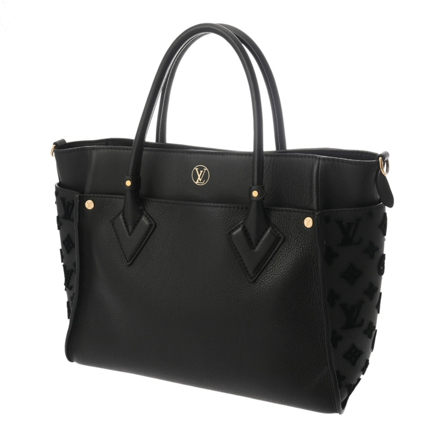 Louis Vuitton Monogram On My Side Mm 2-Way Noir M53826