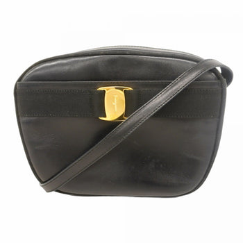 Salvatore Ferragamo Vara Leather Shoulder Bag