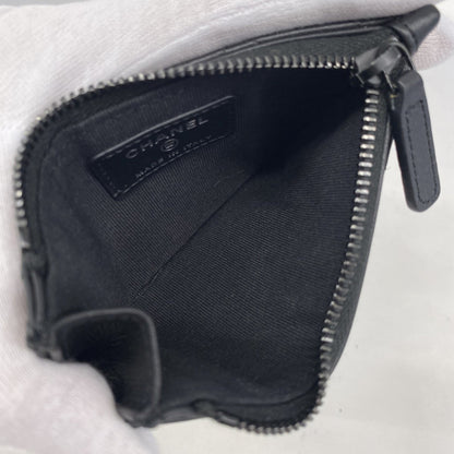 Chanel Wallet/Coin Case Matelasse Lambskin Black