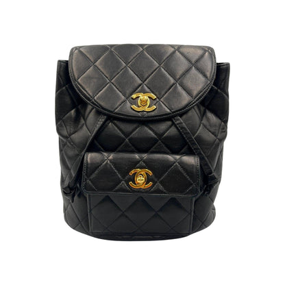 Chanel Douma Matelasse Backpack/Daypack With Gold Hardware