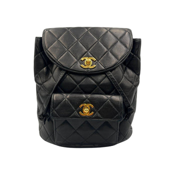 Chanel Douma Matelasse Backpack/Daypack With Gold Hardware