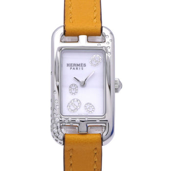 Unused Herms Nantucket Diamond Chaine D'Ancre Na2.132 Quartz Watch With Diamonds