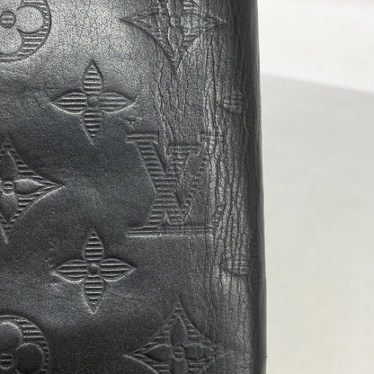 Louis Vuitton Monogram Shadow Zippy Wallet Vertical M62902 Black