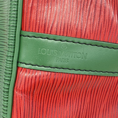 Louis Vuitton Epi Two-Tone Petit Noe Shoulder Bag In Castilian Red