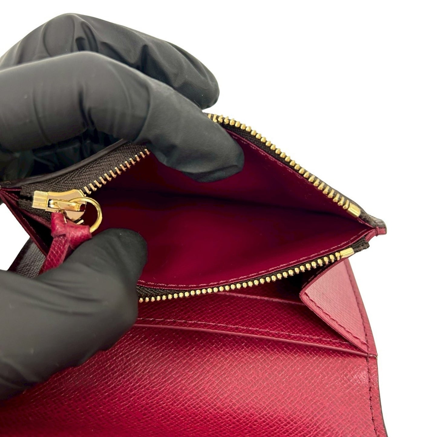 Unused Louis Vuitton Porte Monnaie Rosalie Monogram Leather Coin Case