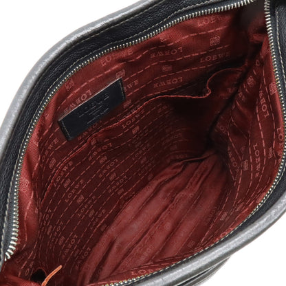 Loewe Anagram Shoulder Bag Leather Black 323.26.B30