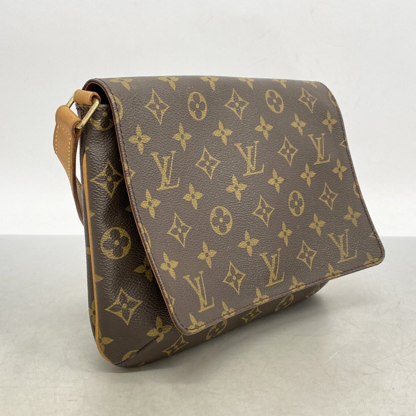 Louis Vuitton Monogram Musette Tango Short Strap Shoulder Bag M51257 Brown