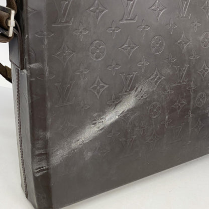 Louis Vuitton Monogram Glace Steve Shoulder Bag M46530 Cafe