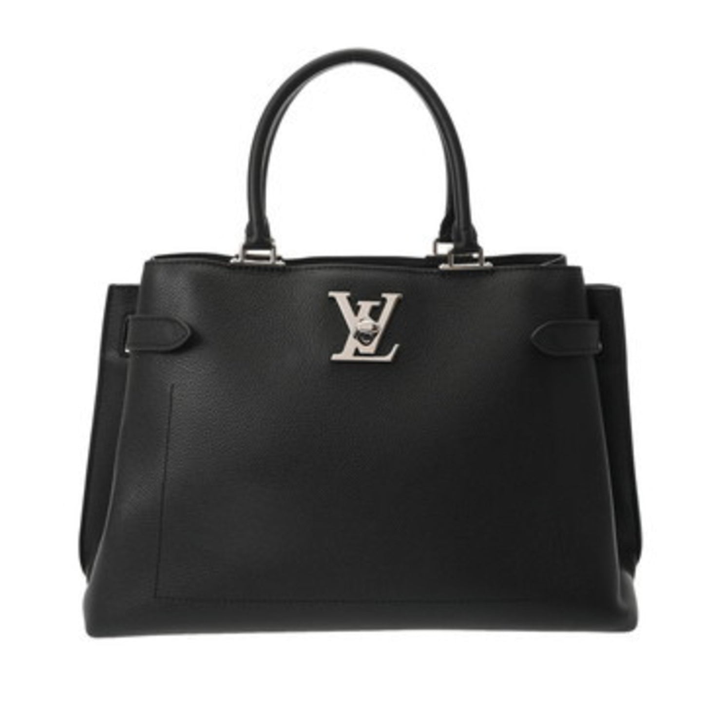 Louis Vuitton Louis Vuitton Lock Me Day Black M53730 Women'S Grained Calfskin 2-Way Bag