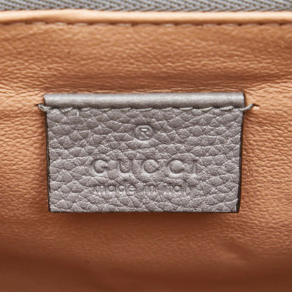 Gucci Zumi Small Handbag Shoulder Bag 569712 Grey Leather