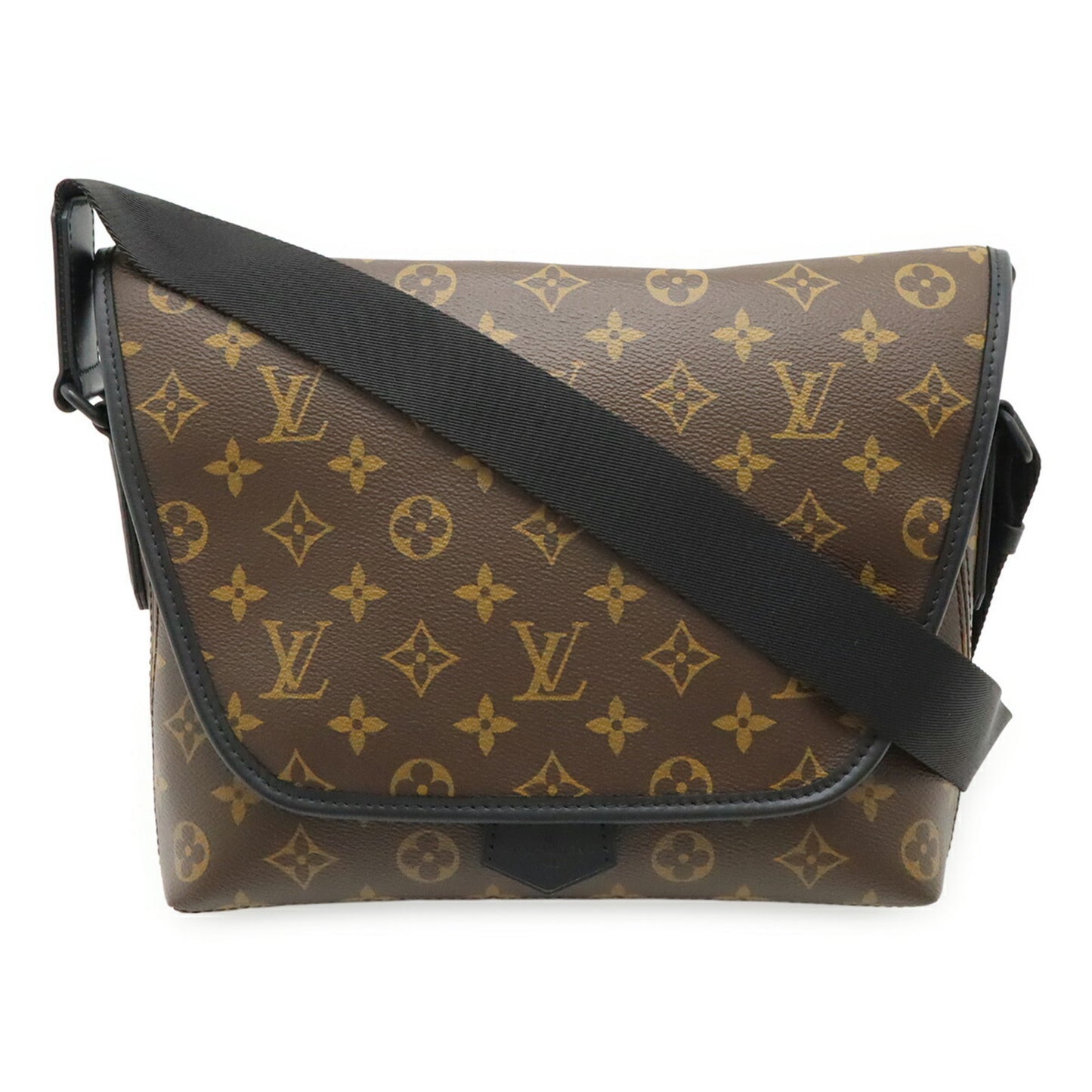 Louis Vuitton Monogram Macassar Magnetic Shoulder Bag M45557