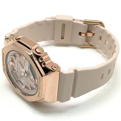 G-Shock Casio Gm-S2100Pg-4A Metal Covered Mid-Size Compact Model With Casio Oak Octagonal Case