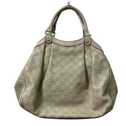 Gucci Gg Shima Sukey Handbag 1944 Off-White