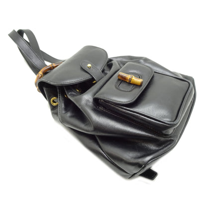 Bamboo - Gucci Backpack Leather