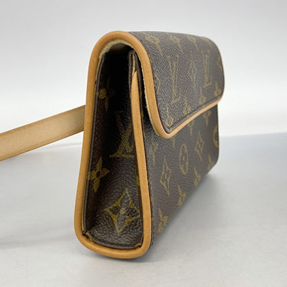 Louis Vuitton Monogram Pochette Florentine Waist Bag M51855 Brown