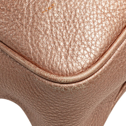 Gucci Soho Interlocking G Tassel Chain Shoulder Bag 308983 Pink Gold Leather