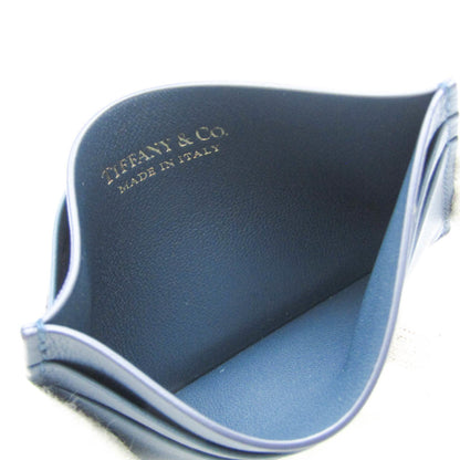 Tiffany Leather Card Case Navy