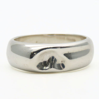 Tiffany & Co. Carved Heart Ring In Sterling Silver By Elsa Peretti