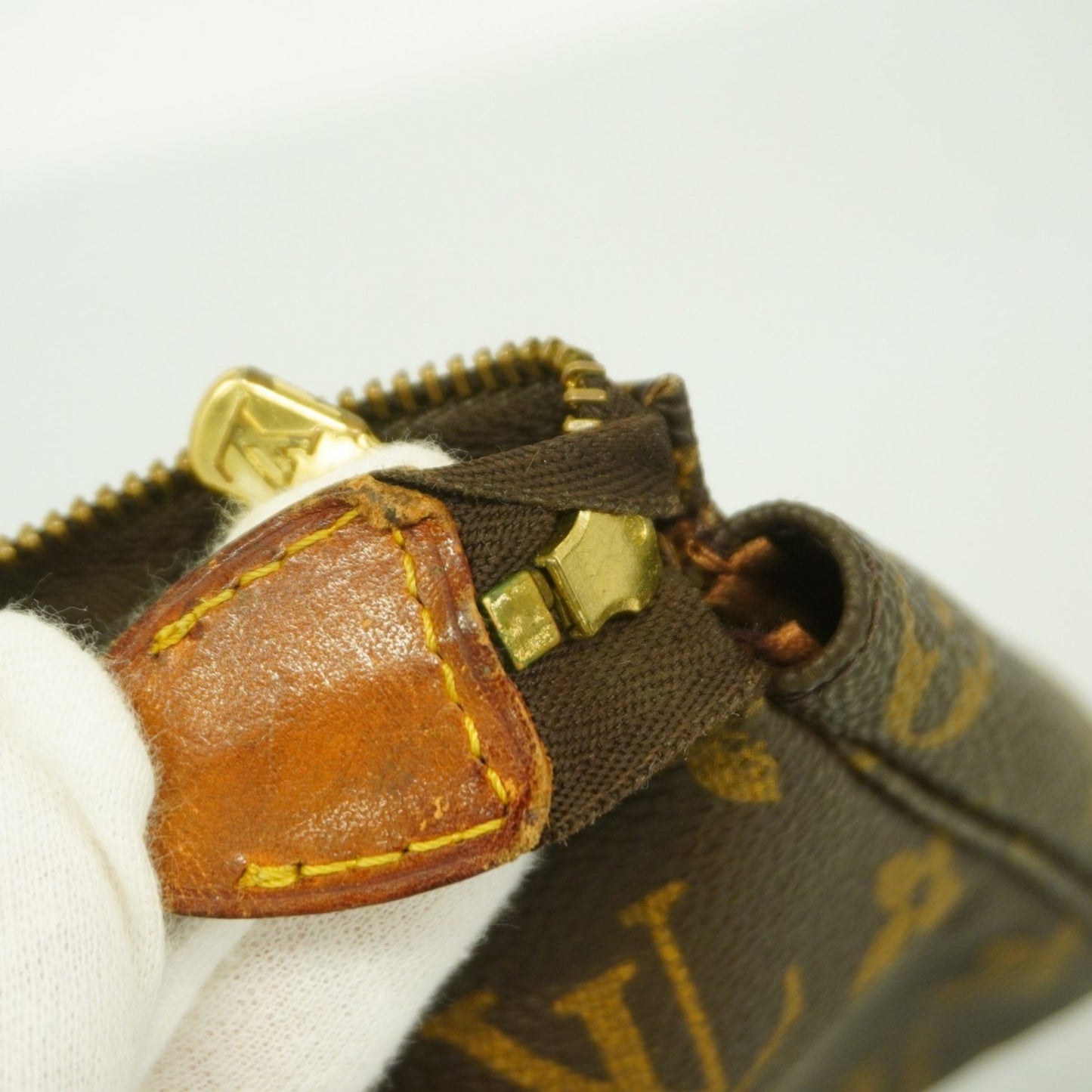 Louis Vuitton Monogram Pochette Accessoires M51980 Brown