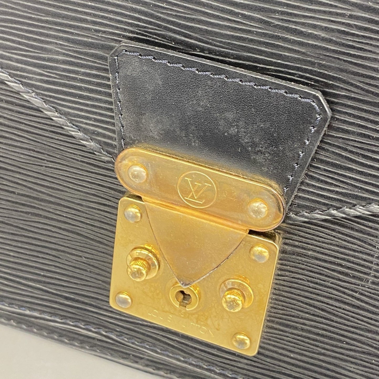 Louis Vuitton Epi Monceau 28 Handbag M52122 Noir 2-Way Bag