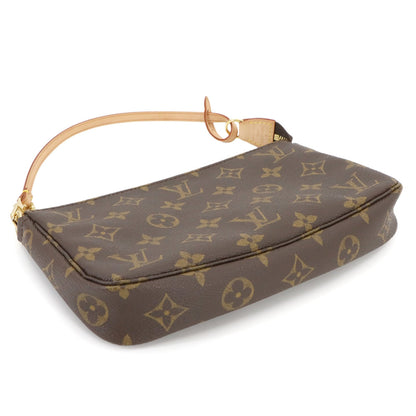 Louis Vuitton Louis Vuitton Monogram Pochette Accessoires Handbag Brown M51980 Gold Hardware