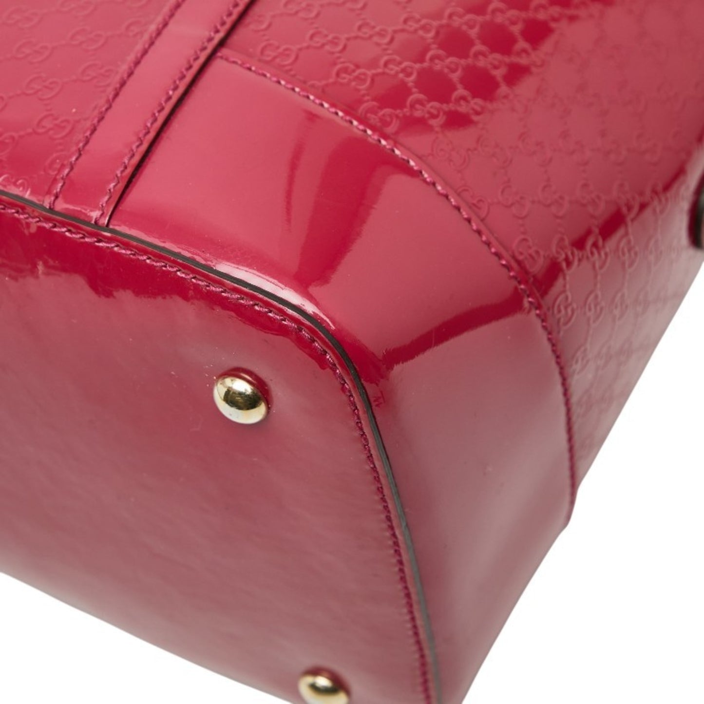 Gucci Micro Guccissima Handbag 309614 Pink Enamel