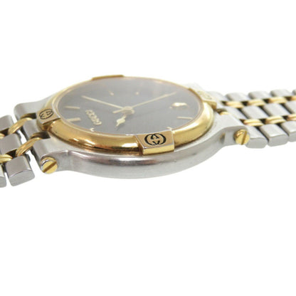 Gucci 9000M Stainless Steel Grey Gold Silver Quartz Watch 1489Gucci