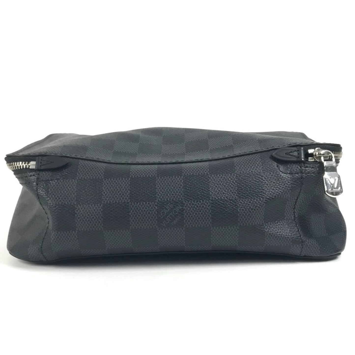 Louis Vuitton N40182 Damier Graphite Cube Langemont Mm Travel Case/Pouch In Canvas