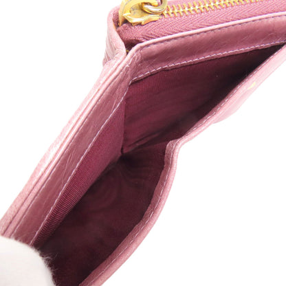 Miu Miu Miu Matelasse Leather Bifold Wallet