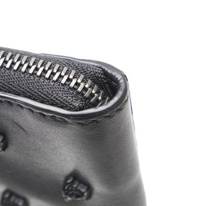 Versace Medusa Wallet/Coin Case Black Leather