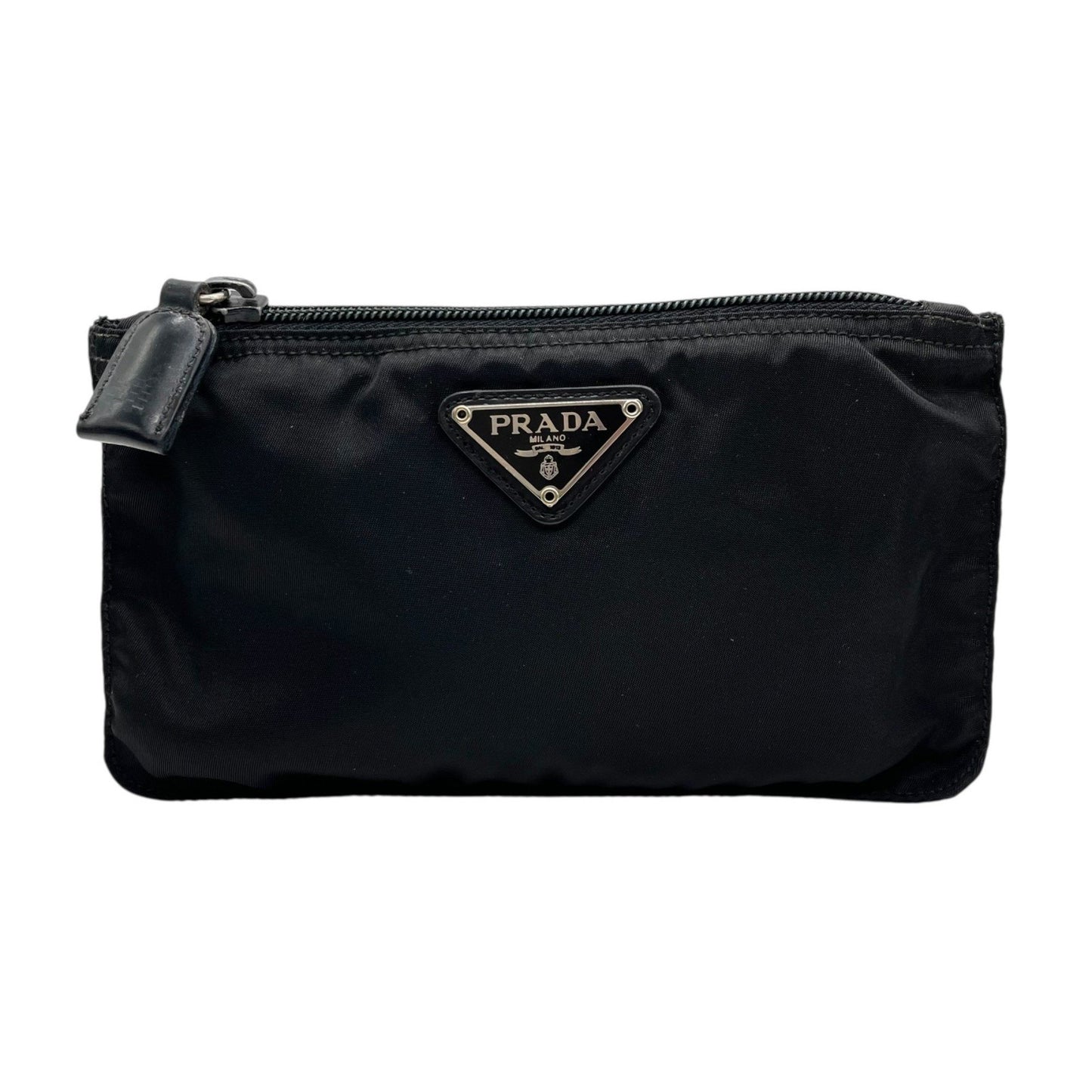 Prada M3 Nylon Mini Pouch Bag In Black