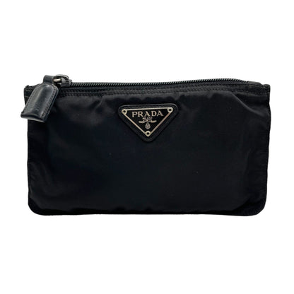 Prada M3 Nylon Mini Pouch Bag In Black