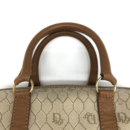 Christian Dior Dior Handbag Honeycomb Beige X Brown