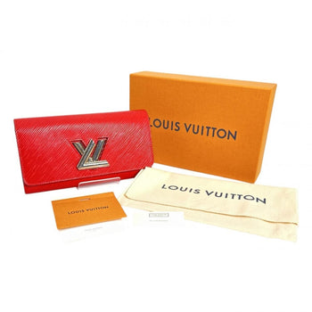 Louis Vuitton Louis Vuitton Long Wallet Epi Twist Leather M61179 Coquelicot