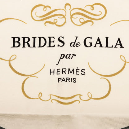Hermes Herms Carr 90 Brides De Gala Ceremonial Bridle Scarf
