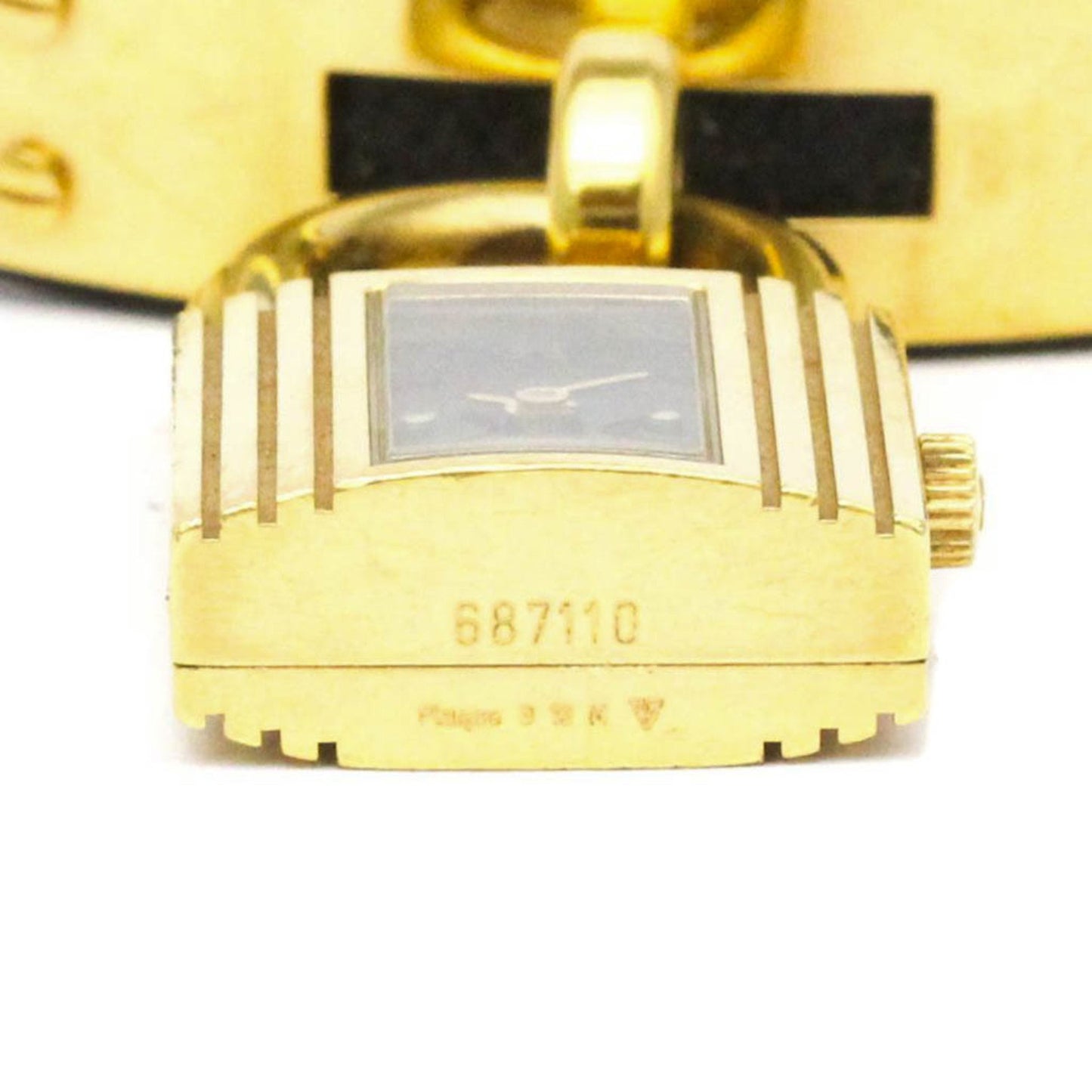 Hermes Kelly Watch Gold Plated Leather Quartz