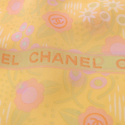 Chanel Coco Mark Flower Scarf