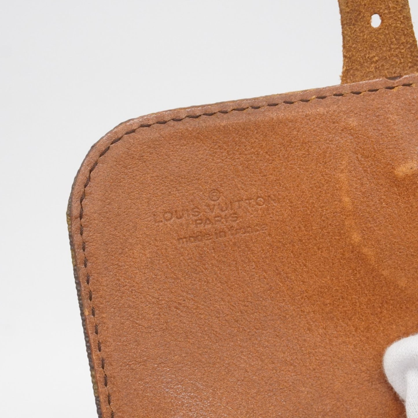 Louis Vuitton Monogram Mini Cartouchiere Shoulder Bag M51254 Brown