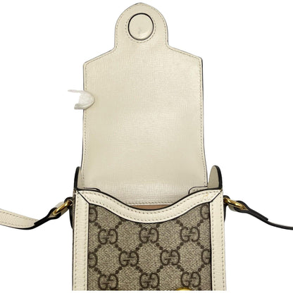 Gucci Horsebit 1955 Mini Shoulder Bag 625615 In Gg Supreme Canvas