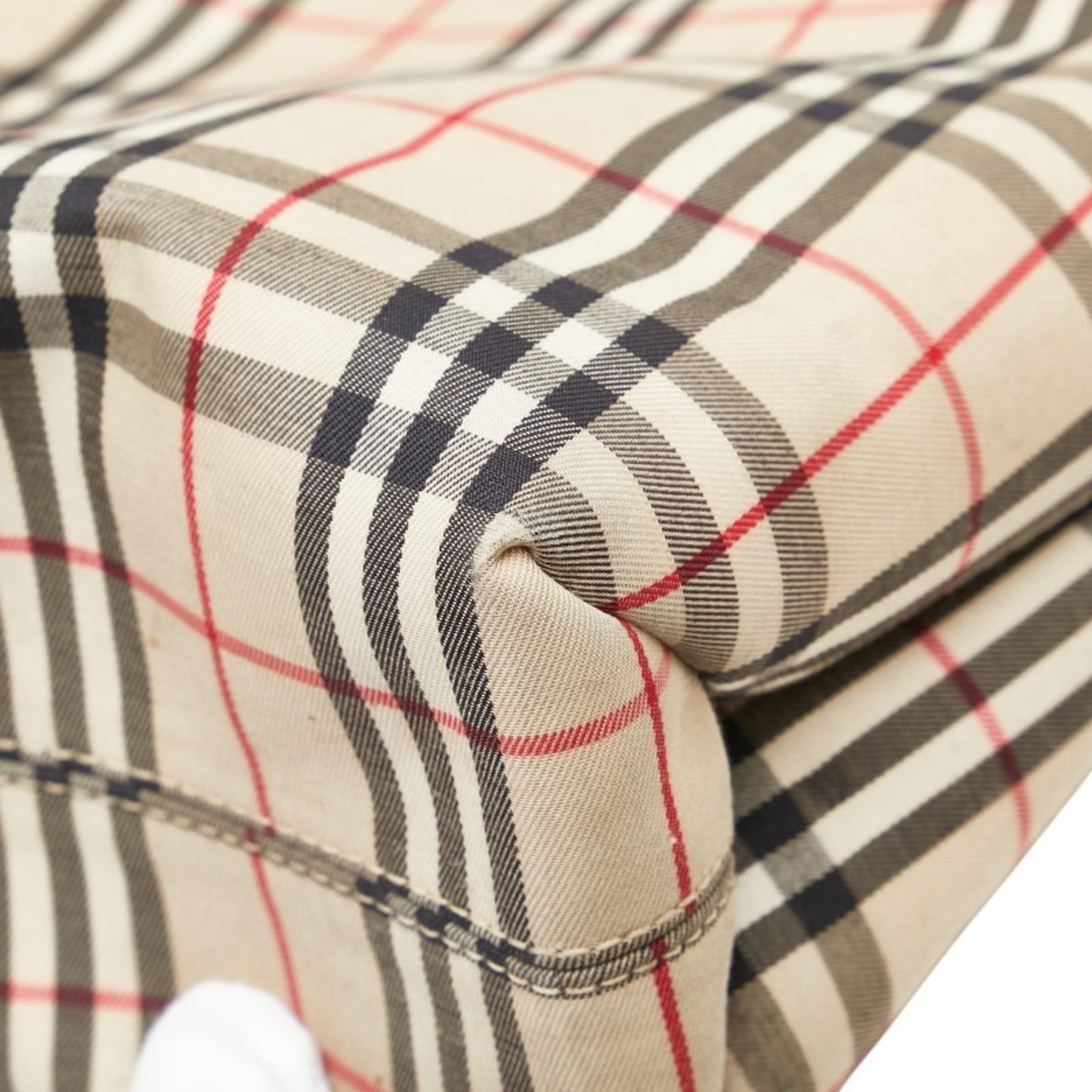 Burberry Nova Check Handbag In Beige Multicolor Canvas