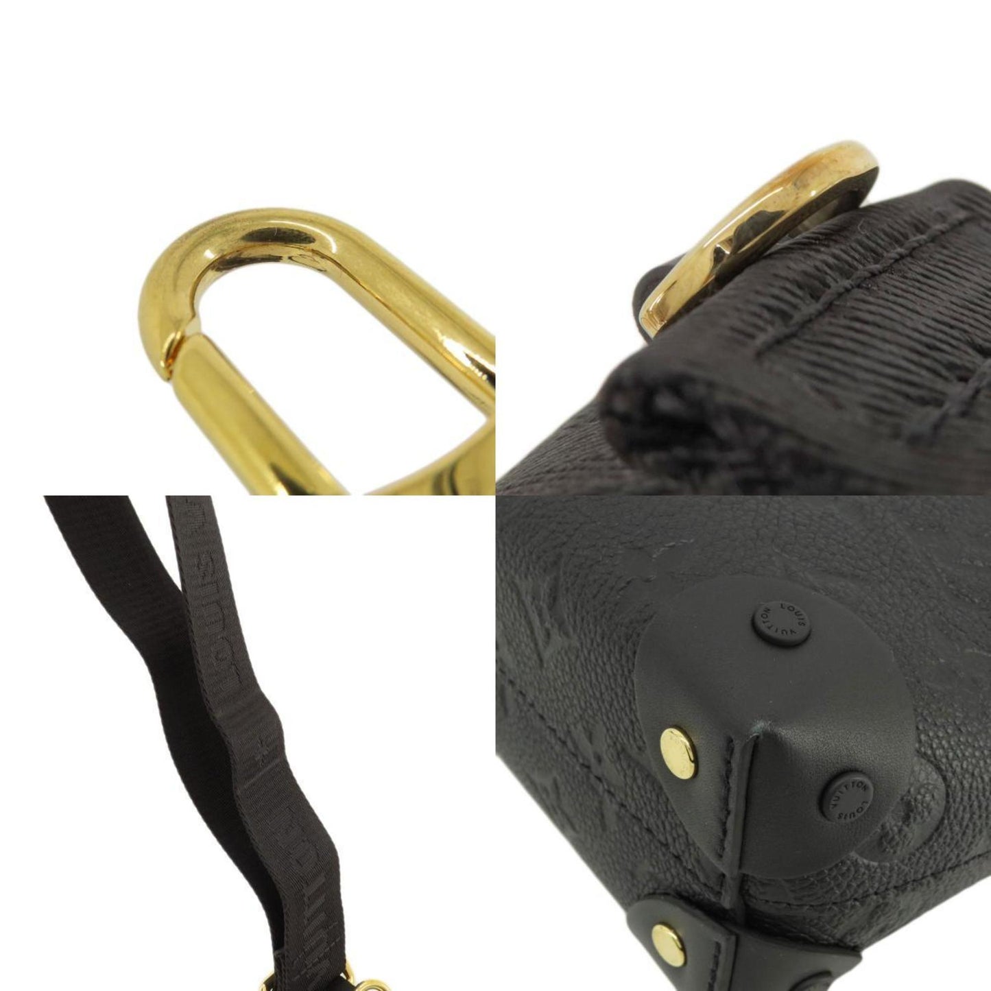 Louis Vuitton M45393 Petite Malle Souple Shoulder Bag Monogram Empreinte