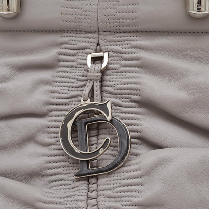 Christian Dior Dior Karenina Handbag Leather Grey