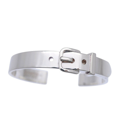 Hermes Boucle Cellier Bangle Silver 925 Bracelet 1059Hermes