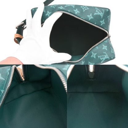 Louis Vuitton Locker Top Kit Monogram Heritage Treasure Bag Pouch Green M12688